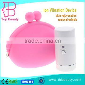 mini ion galvanic vibration therapy beauty skin care machine