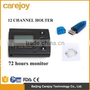 CE Approved 12 channel ECG Holter recorder System monitor Holter Analysis Software cardiac