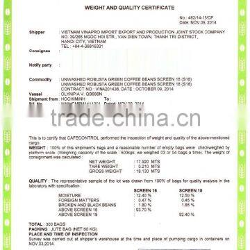 VIETNAMESE SUPPLIER OF UNWASHED ROBUSTA COFFEE BEANS SCREEN 18, 16 photo-5