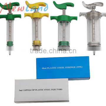 10ml 20ml 30ml 50ml Veterinary Plastic Syringe with dose nut