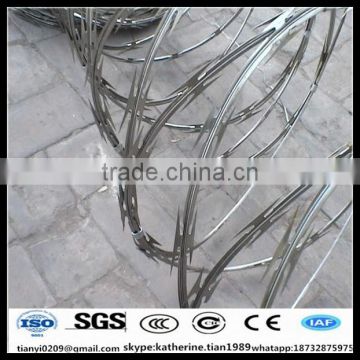 China Heavy zinc coated razor wire philippines