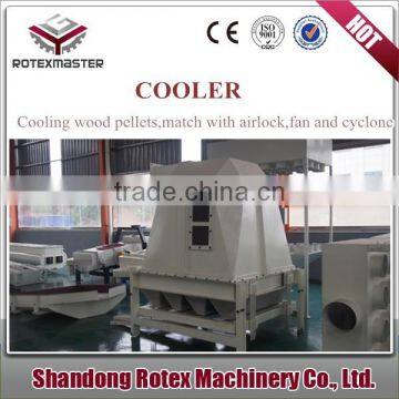 hot sale china 1-2t/h Animal feed pellet cooler for drying pellets