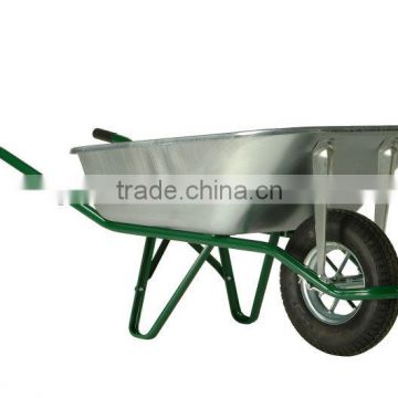 galvanized tray wheelbarrow / powder coating wheelbarrow WB6400