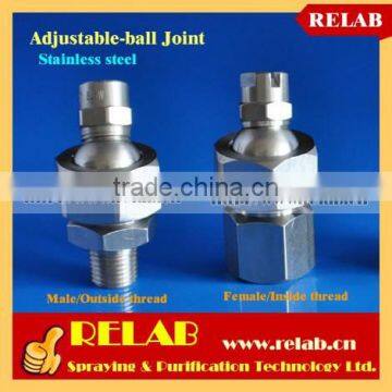 155 Universal Threaded Ball Stainless Steel Adjustable Ball Nozzle