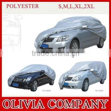 Auto accessories high quality polyester car cover in automatic car covers