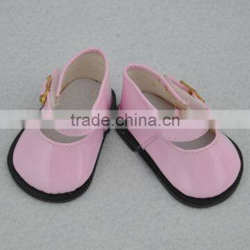 2013toy Pink plastic doll shoes for 18 inch