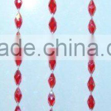 Plastic bead curtain