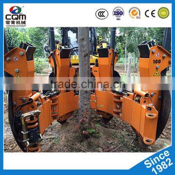 tree spade for excavator or skid steer loader