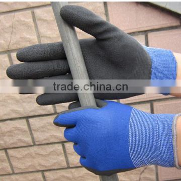 polyester foam latex glove