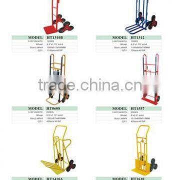 high quality convenient security save labour six wheel metal hand truck used for warehouse stair climbing