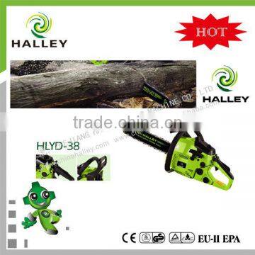 CE Approve 38cc Gasoline Chain Saw Chainsaw 3800 HLYD-38 With 16"/18" Saw & Bar photo-2