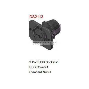 DUAL USB 5V 2.1A MOUNT SOCKET 12V Voltage