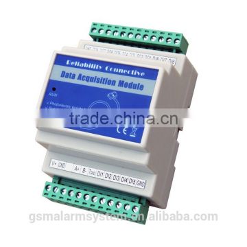 Sewage station monitoring module 8DIN+8DO(Relay) Module DAM130 support MODBUS protocol connect to SCADA