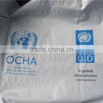 Good Quality Refugee Tarpaulin, UN Purchasing Tarpaulin, Covering LDPE Coated Tarpaulin photo-3