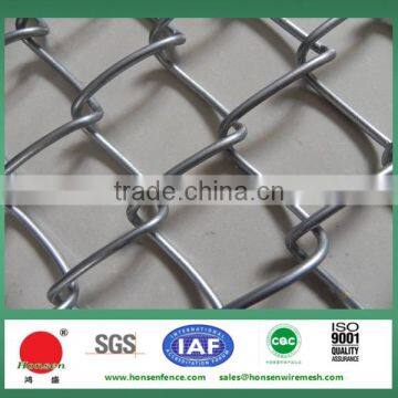 galvanized iron wire chain link fence factory and pvc coated chain link fences