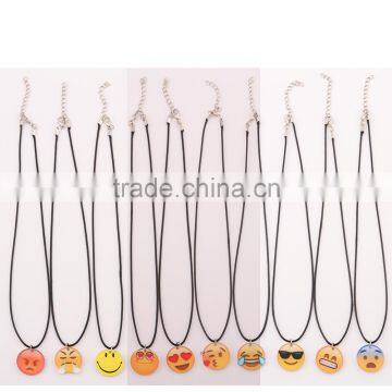 2016 Fashion Jewelry Pendant Acrylic Emoji Necklace For Wholesale China photo-6