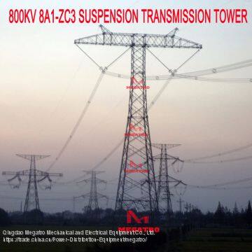 MEGATRO 800kV 8A1-ZC3 SUSPENSION TRANSMISSION TOWER photo-3