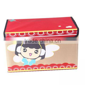 N489 Household Non Woven Box Foldable Storage Box Storage Organizer photo-4