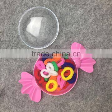 BSCI Audited Factory Wholesale Fashion Women Girls Basic Hair Accessories Elastic Hair Ties Hair Elastic Ban for Promotion photo-2