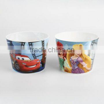 cartoon design popcorn barrel for kids