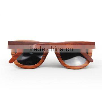2017 Fashion Rosewood OEM Sunglasses Summer Design With Logo Printed