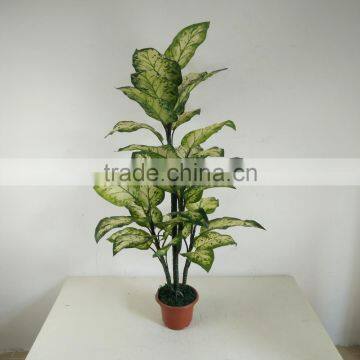 artificial rohdea fake dieffenbachia artificial decorative evergreen