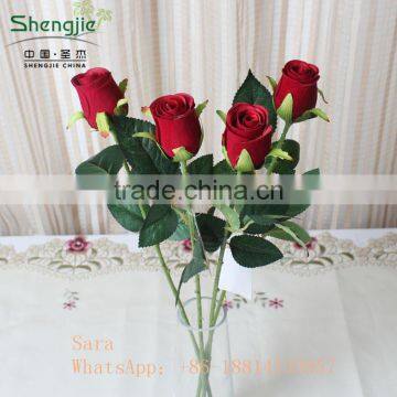 Decorative Artificial Single Rose for Wedding &table Centerpieces photo-4