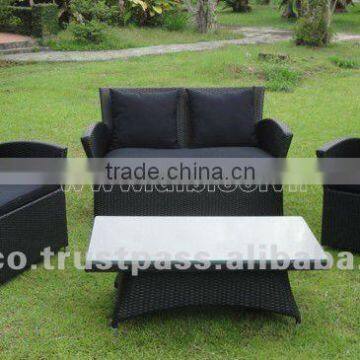 PE wicker sofa set and price