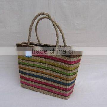 High quality best selling sea grass shopping bag WITH HANDLE from vietnam