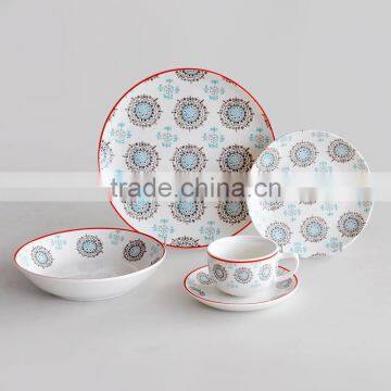 2017 Factory Promotional Europe Style 16pcs Porcelain Dinner Set photo-3