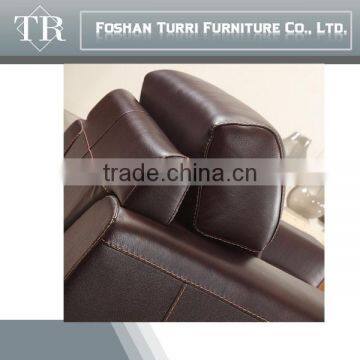 European Style Italian Split Leather Sectional Sofa Home Sofa photo-4