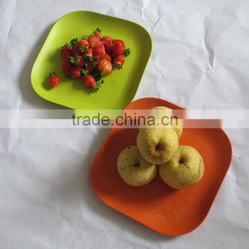 Eco Friendly Bamboo Fiber Dinnerware Bamboo Powder Fancy Party Plate photo-3