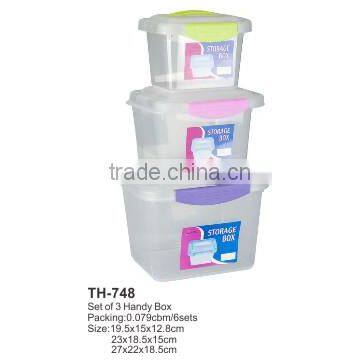 Plastic Rectangular Handy Box