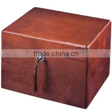 Simple Style Memorial Chest Cremation Wooden Urn for Ashes photo-2