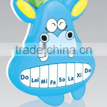 2015 Hot Sale Electronic Educational Musical Instrument Lovely Hippo Shape Keyboard for Kids/keyboard Learning Machine Toys photo-2