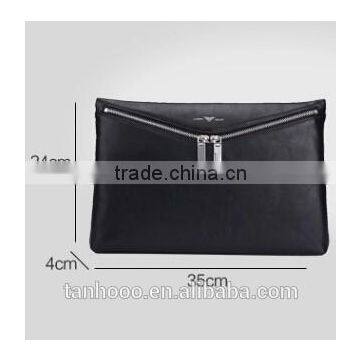 Leather Handbags Business Man Handbag Soft Leather Men's Handbag photo-2