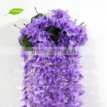 GNW FLV01 artificial wisteria flower with any color for wedding ornament