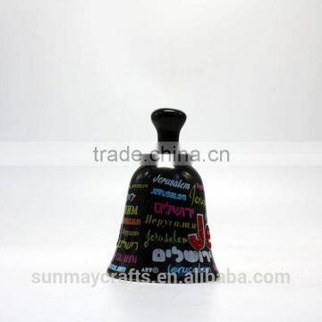 Wholesale Custom High Quality Jerusalem Souvenir Ceramic Bell for Sale photo-5