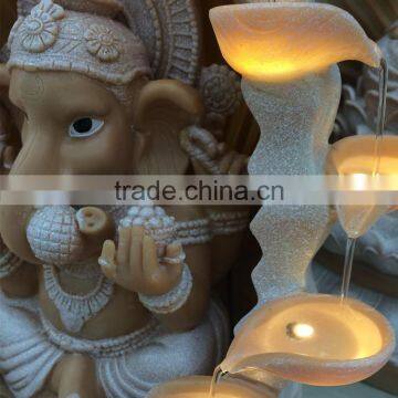 Manufacturer Wholesale Lighted Indoor Resin Artware Decorations Water Fountain