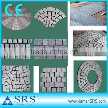 Different shapes granite decorative paving stone