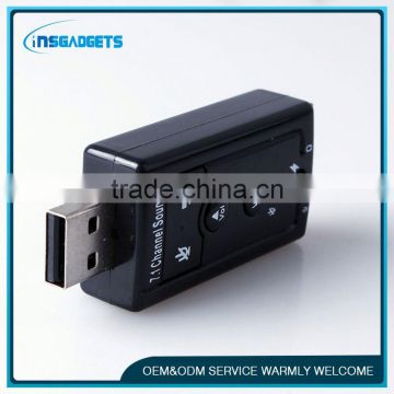 Usb virtual 7.1ch sound card ,h0tnw sound card usb for sale