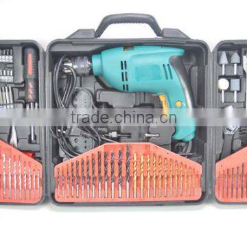 126pcs impact drill,Electric drill set