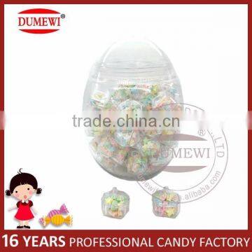 Colorful Fruit Flavor Star Tablet Candy Pressed Candy in Egg Shape Jar photo-2