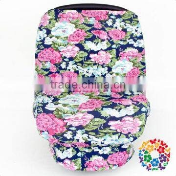 Latest Floral Print Baby Car Seat Canopy Baby Mom Nursing Cover Newborn Kids Funny Car Seat Covers photo-2