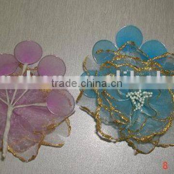 organza flowers