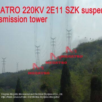 MEGATRO 220kv Double Circuit 15° Angle Pole photo-3