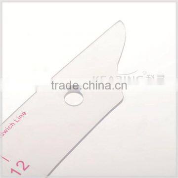 Kearing Flexible Plastic Inch Vary Form Curves Garment Curve Ruler 12'' ( Sandwich Line ) # 6012 photo-4