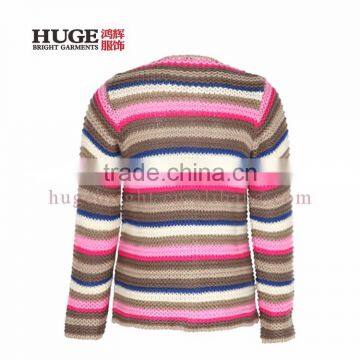Long Sleeve Wool Latest Knitting Sweater Designs For Girls photo-2