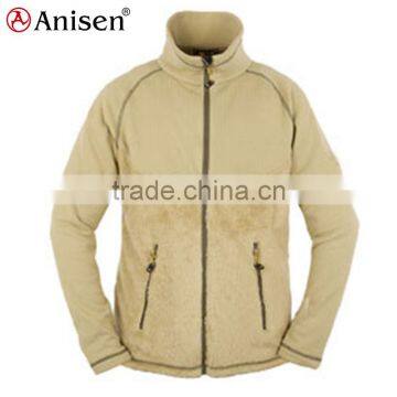 Outdoor Explorer Warm Keeper Mens Camel Fleece Jacket photo-3