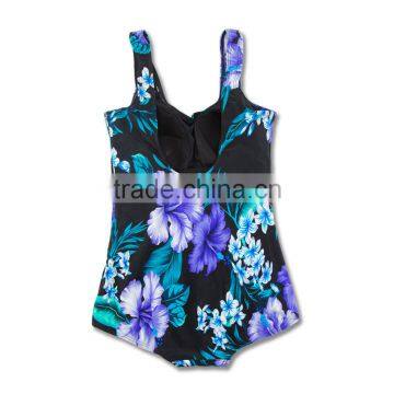 Wholesale Custom Floral Design Kids Girl Swimwear Swimsuit 2017 photo-2